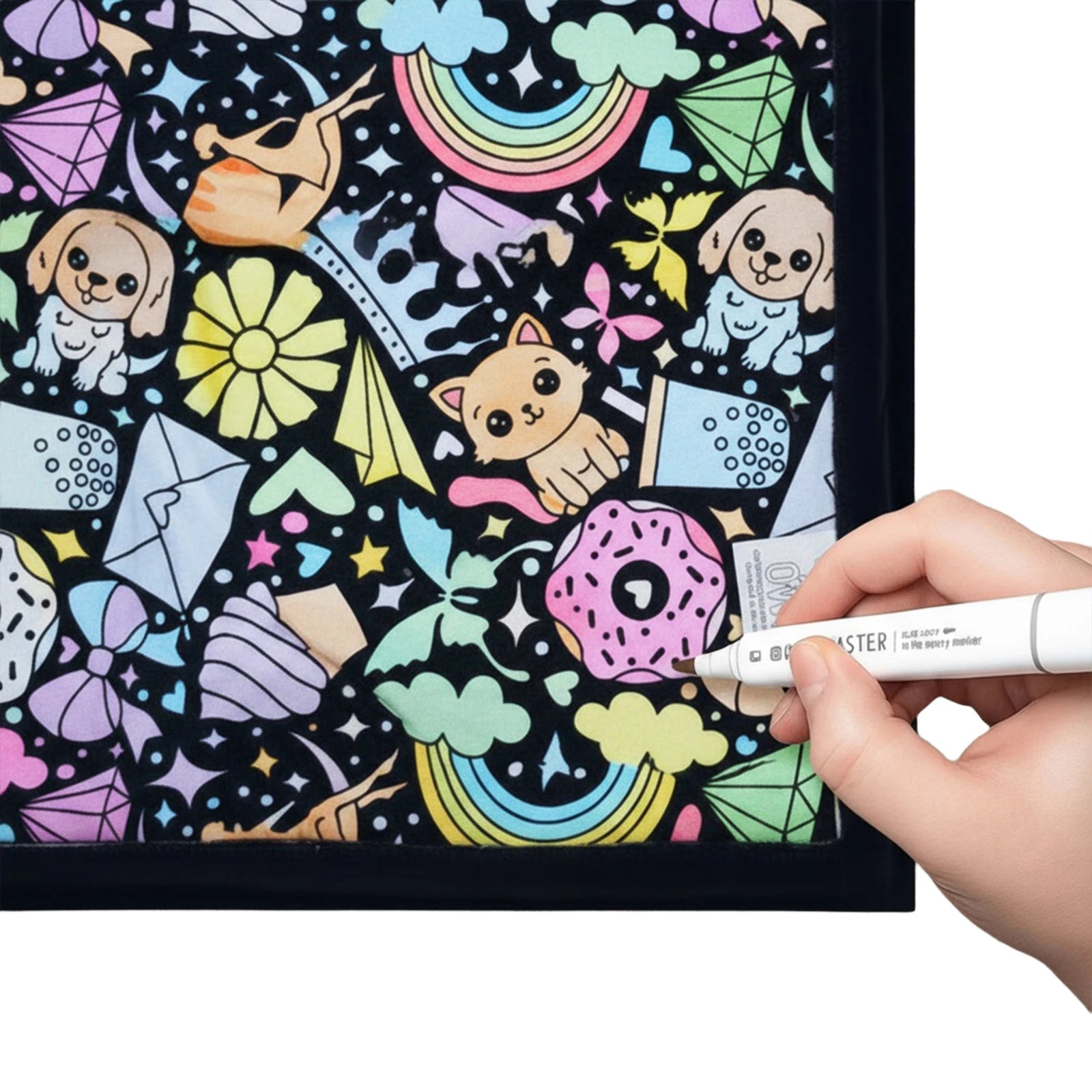 Couverture à colorier DIY