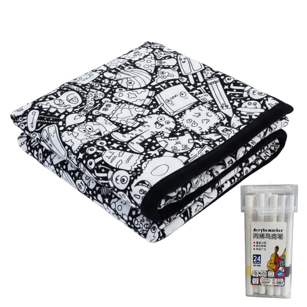 Couverture à colorier DIY